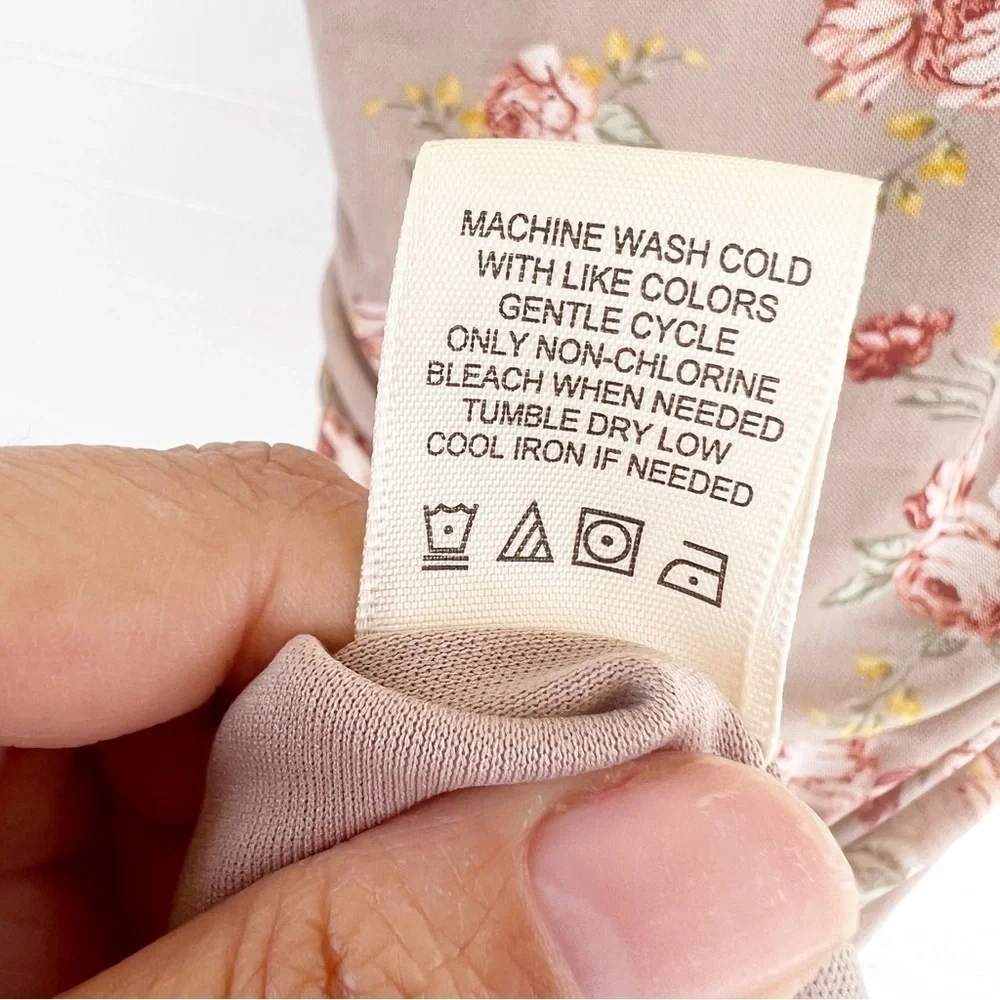 Floral stretch ruched summer dress Size Small NEW - Picture 10 of 10